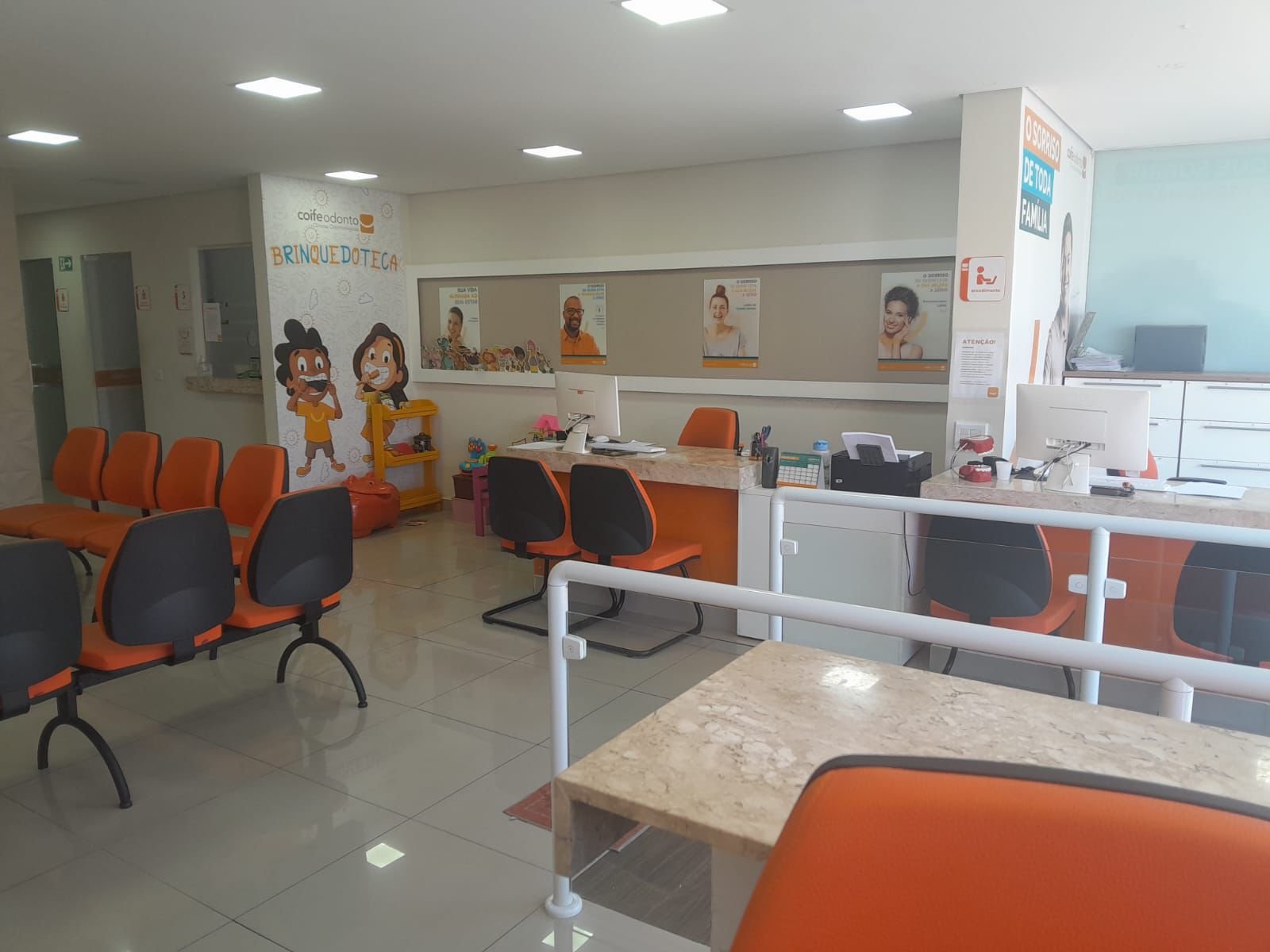 Recepção da Coife Odonto Salto